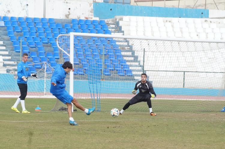 Unión Deportiva Melilla: Último entrenamiento antes de visitar al Córdoba B