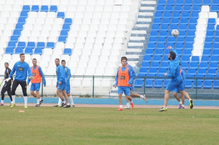 Unión Deportiva Melilla: Último entrenamiento antes de visitar al Real Jaén C.F.