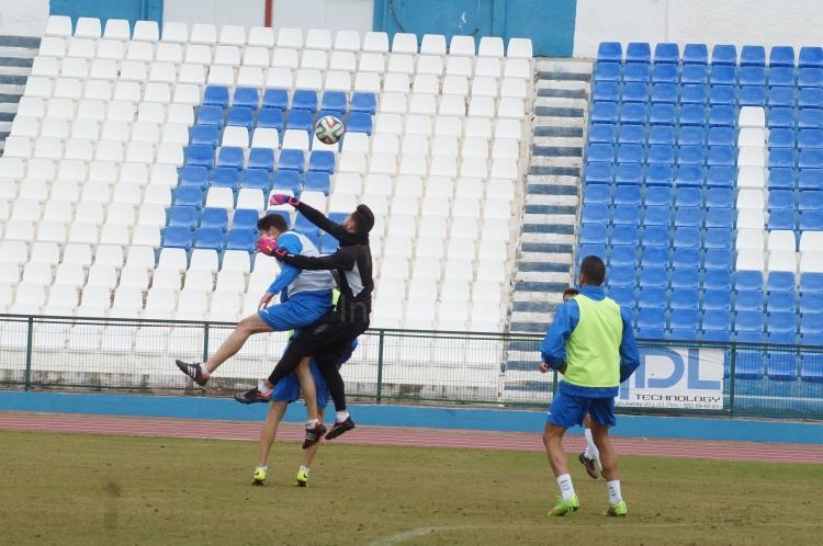 Unión Deportiva Melilla: Última sesión antes de visitar al C.D. El Palo