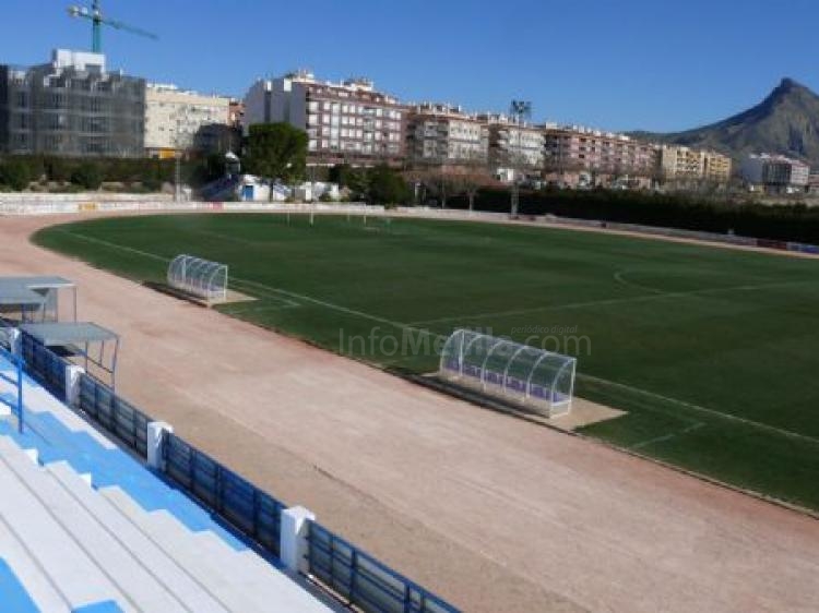 Polideportivo Municipal "La Hoya", escenario del partido Jumilla-UD Melilla