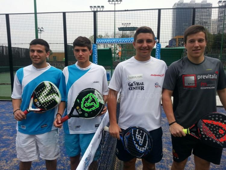 Padel (Mundial de Menores): Excelente jornada la de la representación Melillense