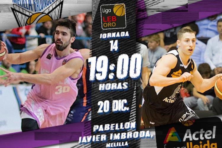 Melilla Baloncesto busca el primer paso hacia la Copa ante los ilerdenses del Actel Força