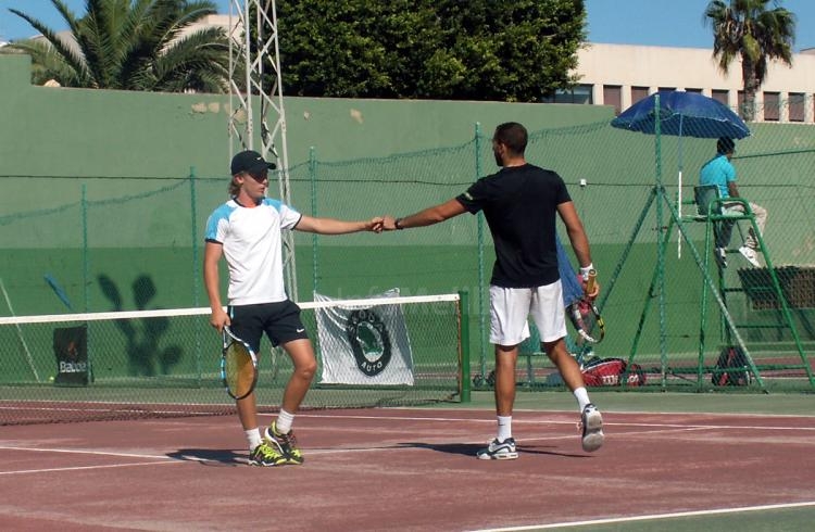 X Internacional de Tenis Masculino Ciudad de Melilla: Se jugaron los octavos de final y cuartos de dobles