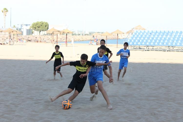 La Peña Real Madrid, campeón alevín de fútbol playa al imponerse en la final al Rusadir CF por 6-3
