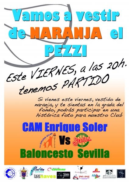 Baloncesto Liga EBA: C.A.M. Enrique Soler Vs Baloncesto Sevilla . . .¡Partidazo!