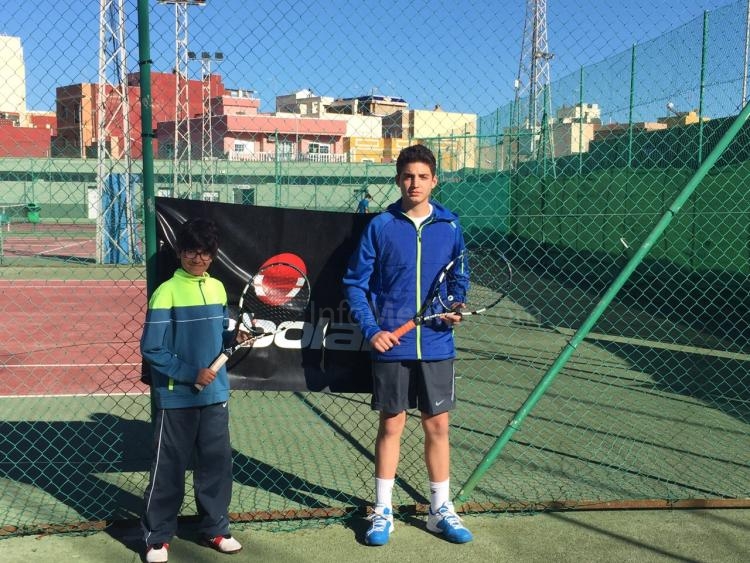 Los finalistas masculinos, Víctor Árias y Yassir Tabet