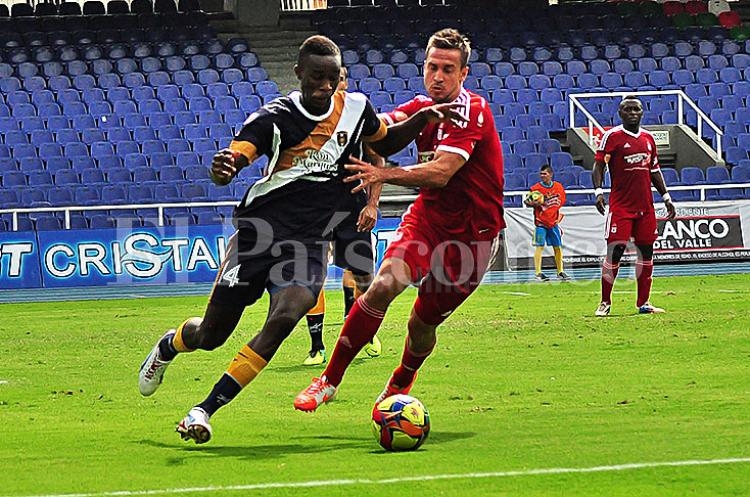 Diego Cascón en una imágen en la liga colombiana