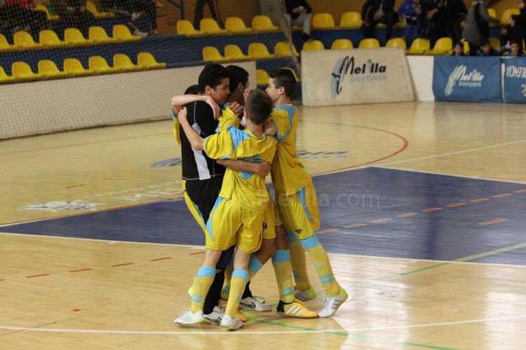 Selecciones sub-16 Fútbl Sala: Melilla hace su trabajo ante Canaria pero se queda sin Fase Final (7-2)