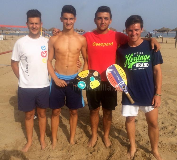 Tenis Playa (Torneo Juvenil): Armando Moya y Leonor Meliveo grandes triunfadores