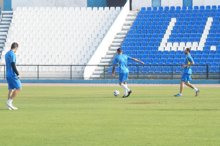 Unión Deportiva Melilla: Último entrenamiento antes de visitar al C.P. Cacereño