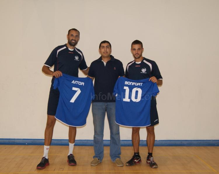 Los primeros fichajes ya entrenan con el Club Voleibol Melilla