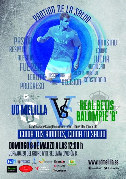 La U.D. Melilla sigue ejercitándose para el ‘Partido de la Salud’