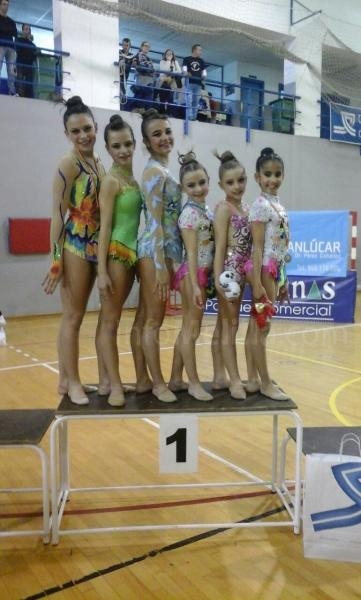 Equipo melillense de gimnasia rítmica desplazado a tierras gaditanas de Sanlúcar