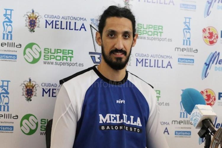 Giorgos Tsiaras (CB Melilla): "Es un partido importante y necesitamos el apoyo de la afición"
