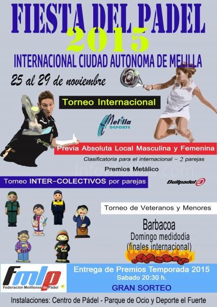 Fiesta del Padel 2015: Internacional "Ciudad Autónoma de Melilla"