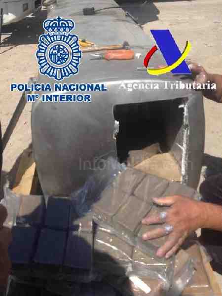 Detenido en Melilla el conductor de un camión que ocultaba 200 kilos de droga