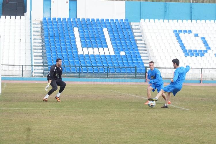 Unión Deportiva Melilla: Último entrenamiento antes de visitar al Córdoba B