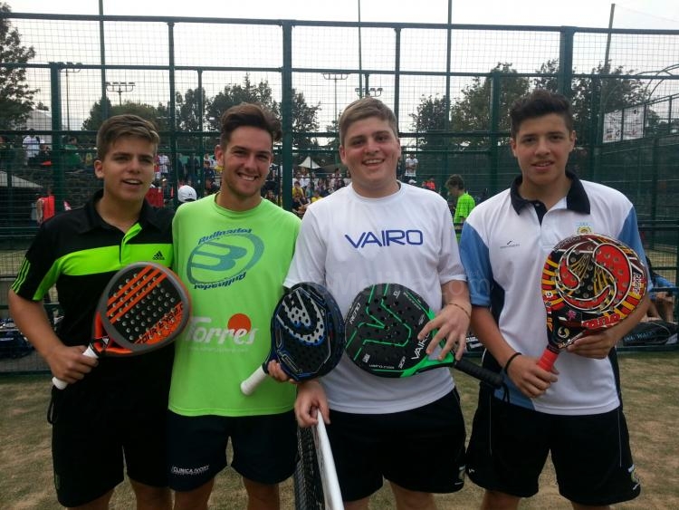 Padel (Mundial de Menores): Excelente jornada la de la representación Melillense