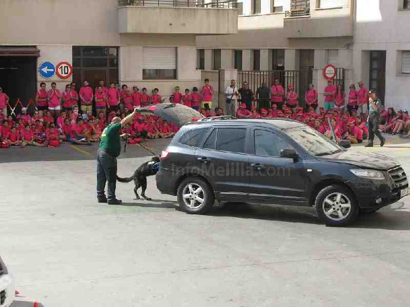 Unos 160 niños de las Colonias de Cáritas Interparroquial participan en una jornada de convivencia con la Guardia Civil