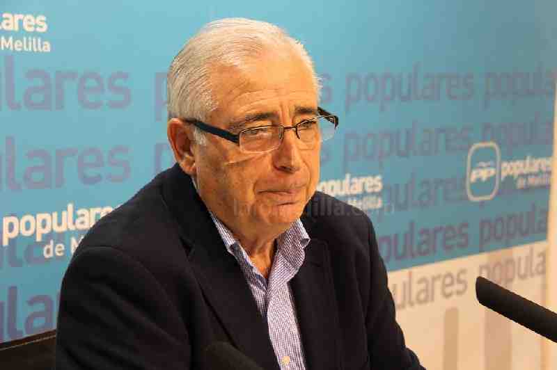 Juan José Imbroda, presidente del PP local y de la Ciudad Autónoma