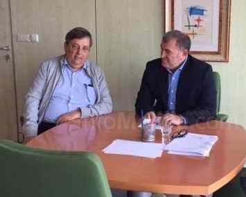 Guillermo Vallejo junto a Francisco Robles