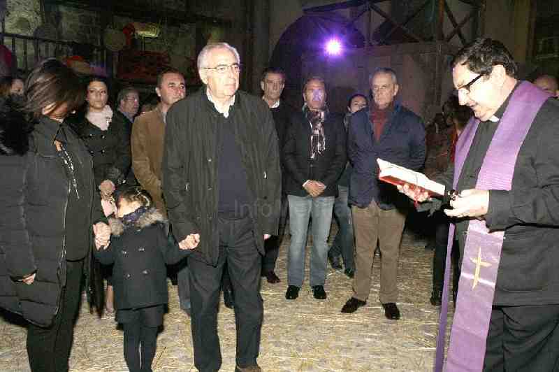 Inaugurado el Belén del Foso del Hornabeque, una tradición navideña que atrae cada a años a cientos de melillenses