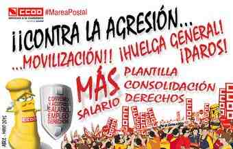 CCOO anuncia nuevas movilizaciones en Correos para las próximas semanas