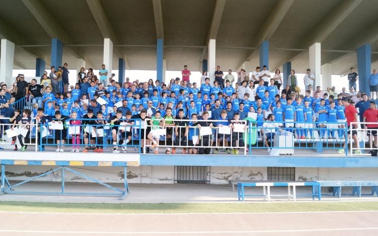 Fiesta de fin de temporada de la cantera azulina