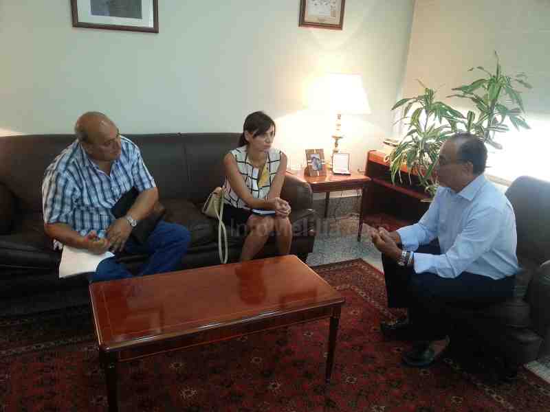 El Barkani se reúne con UGT-Melilla para abordar los nuevos trámites de renovación de trabajadores transfronterizos