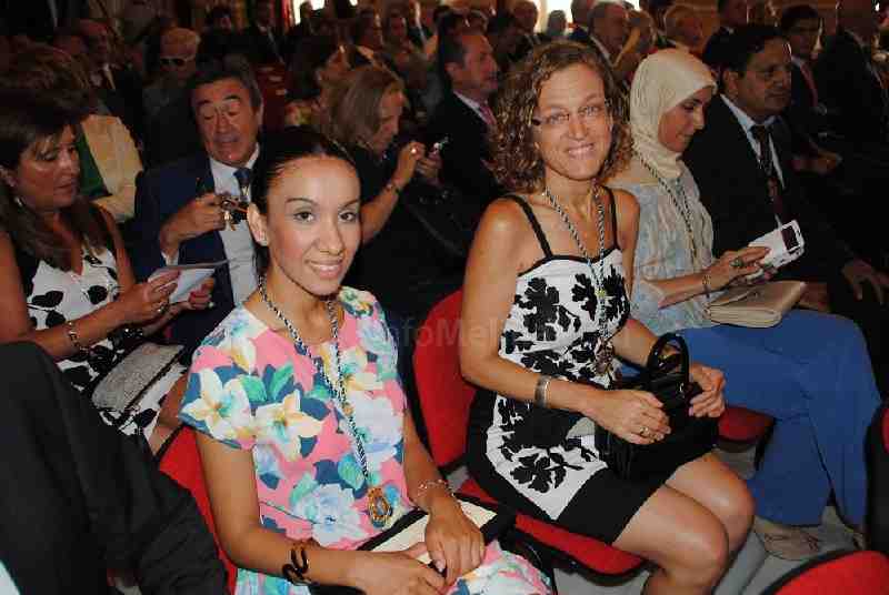Rojas junto a la diputada socialista Lamia Kaddur