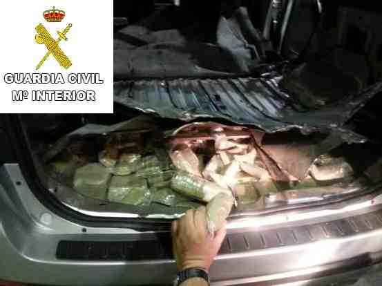 La Guardia Civil desmantela una red internacional dedicada al narcotráfico y que tenía su sede en Melilla