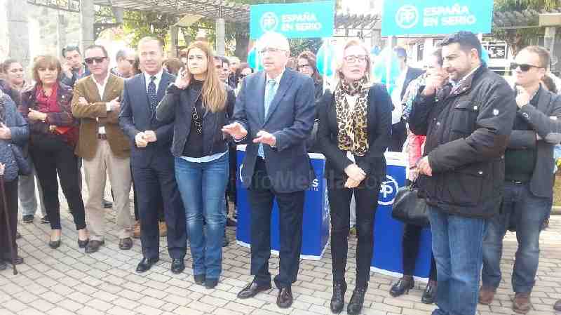Imbroda, convencido de que el PP ganará las elecciones, ha pedido a los ciudadanos que recuerden que el voto útil es el voto al PP