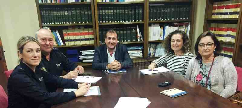 Momento de la reunión de la Mesa de Coordinación del Plan Director