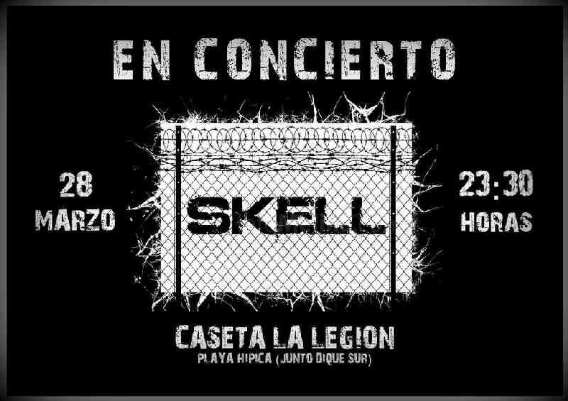 Skell en concierto, la cita de la música en directo de este fin de semana