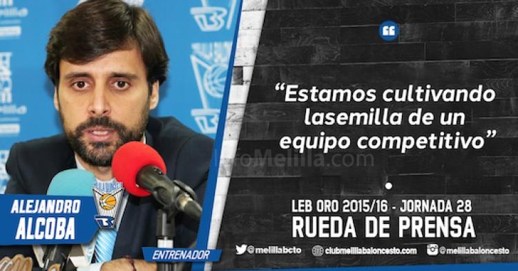 Alejandro Alcoba: “estamos cultivando la semilla de un equipo competitivo"