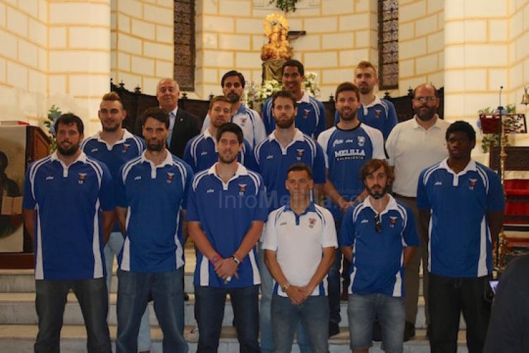 El Melilla Baloncesto ofrece el ascenso a la Virgen de la Victoria
