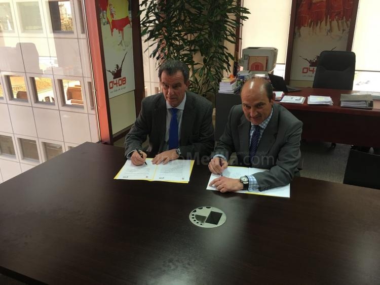 Momento de la firma de dicho convenio