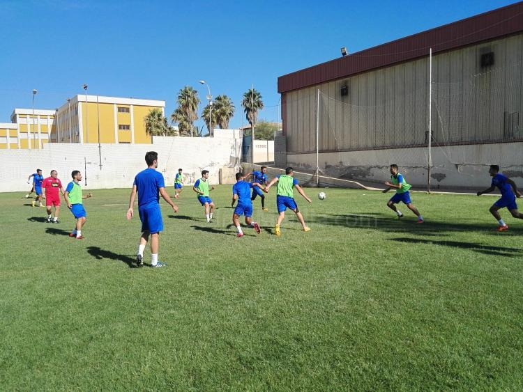 Todo listo para el partido de presentción de la Unión Deportiva ante el Mouludia
