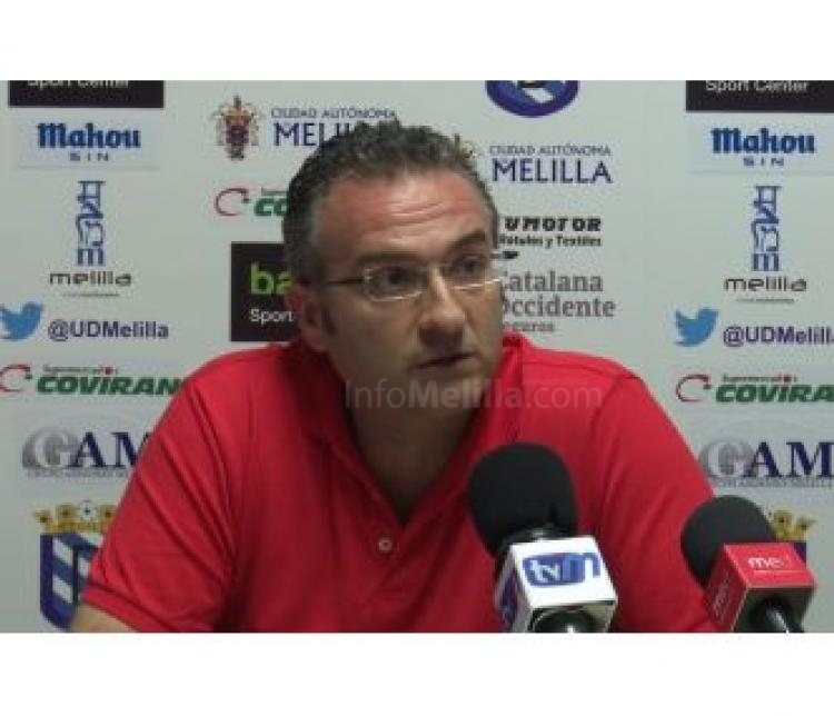 Luis Miguel Rincón, presidente de la Unión Deportiva Melilla