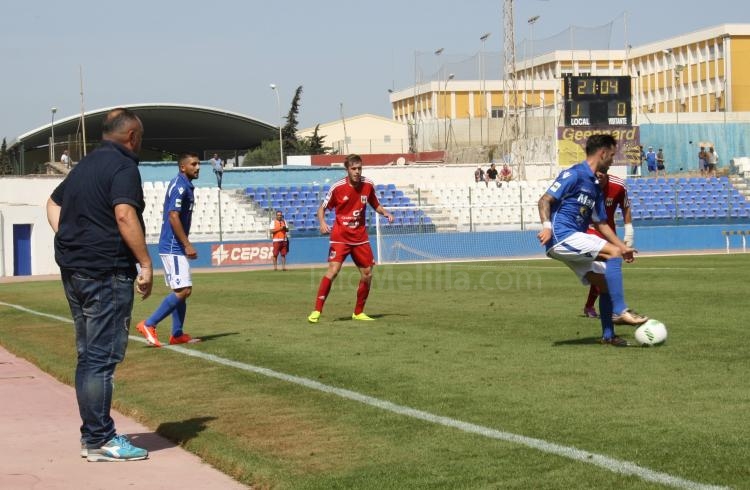 Santi Luque (UD Melilla): “Estos tres puntos nos han venido de escándalo”