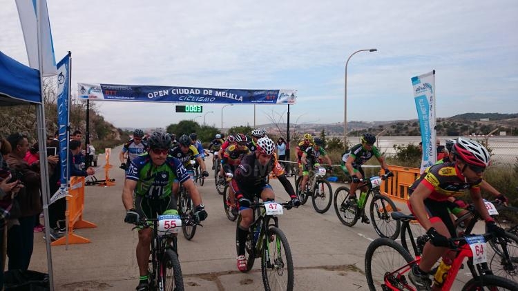 Ciclismo: Desarrollada con éxito la I prueba Open Ciudad de Melilla de BTT-XCO