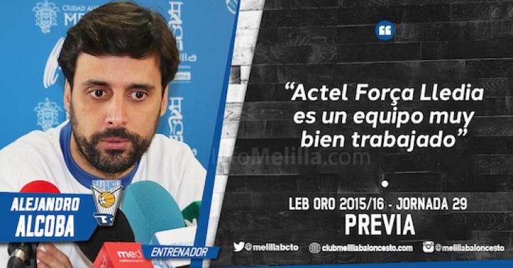 Alejandro Alcoba: “Actel Força Lleida es un equipo muy bien trabajado"