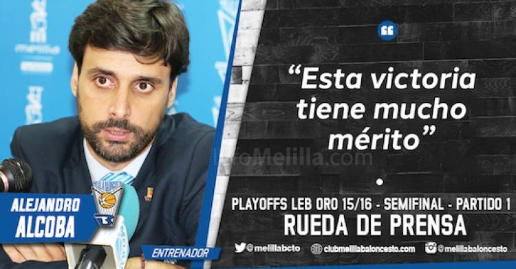 Alejandro Alcoba: “Esta victoria tiene mucho mérito"