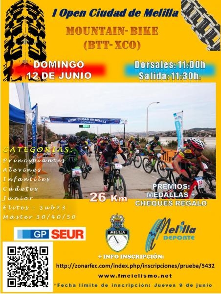 Cartel anunciador IV prueba BTT