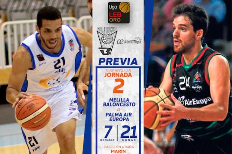 Melilla Baloncesto y Palma Air Europa, a estrenar su casillero de victorias