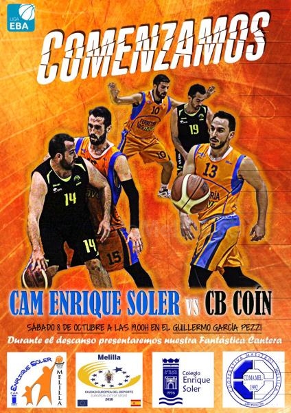 El C.A.M. Enrique Soler debuta en casa ante el potente Coín
