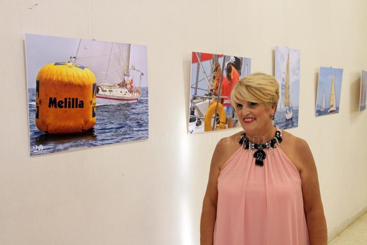 Merche Melilla expone sus fotos de Semana Náutica