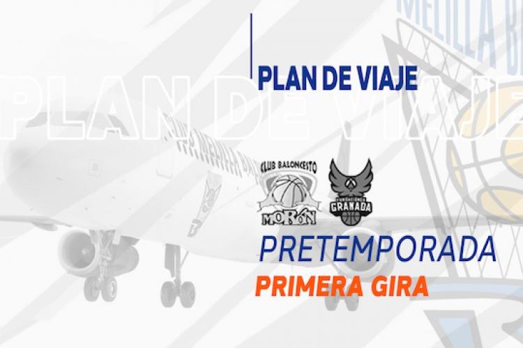 Melilla Baloncesto: Plan de viaje primera gira de pretemporada