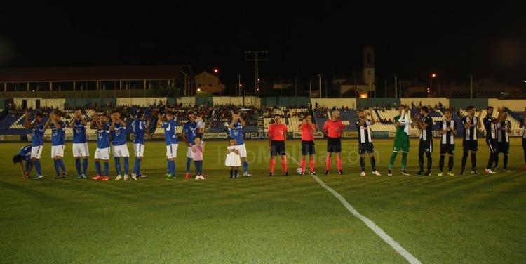 El Melilla cosecha su cuarto empate consecutivo ahora ante el Catagena y en casa (1-1)