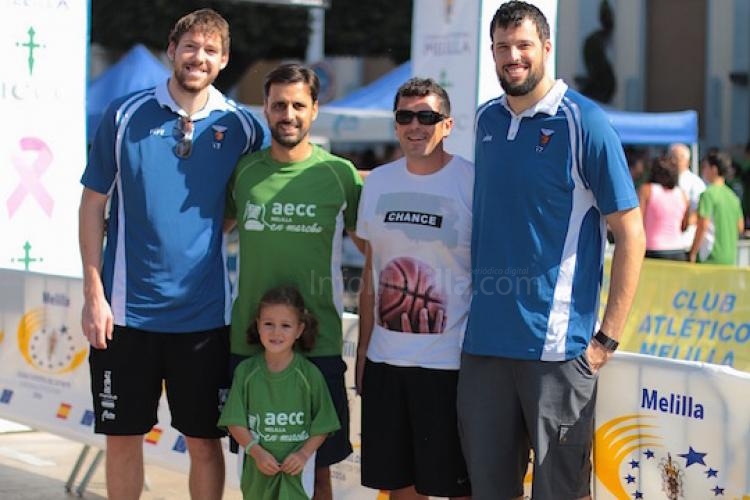 El Club Melilla Baloncesto en la IV Carrera contra el cáncer